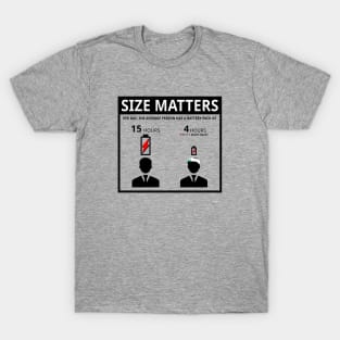 Size Matters - Traumatic Brain Injury Battery Pack Shirt T-Shirt